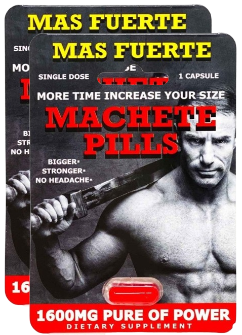 Machete Pills Male Enhancement Red Capsules