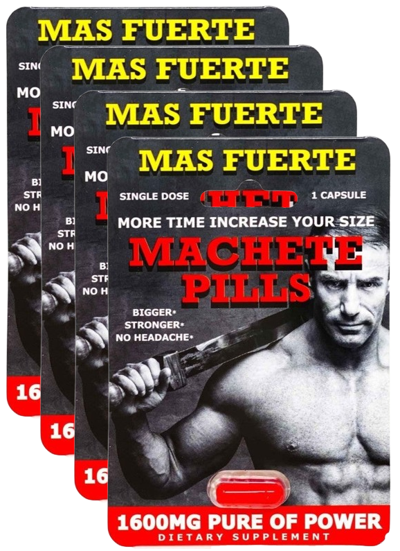 Machete Pills Male Enhancement Red Capsules