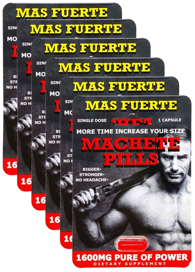 Machete Pills Male Enhancement Red Capsules