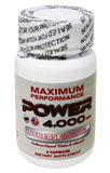 Power 4000 Dietary Male Sexual Supplement 6 Pills Bottle