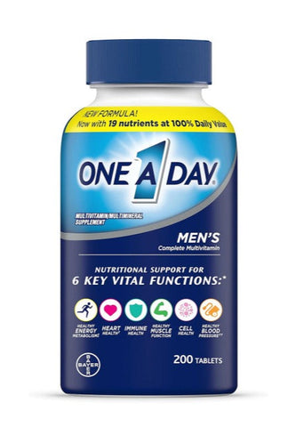 One A Day Men’s Multivitamin Heart Health & Immune Support 200 Capsules