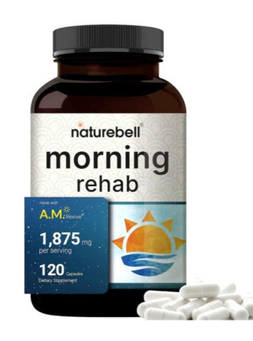 NatureBell Morning Rehab 11 in 1 Capsules Liver Detox & Hydration 120 Pills