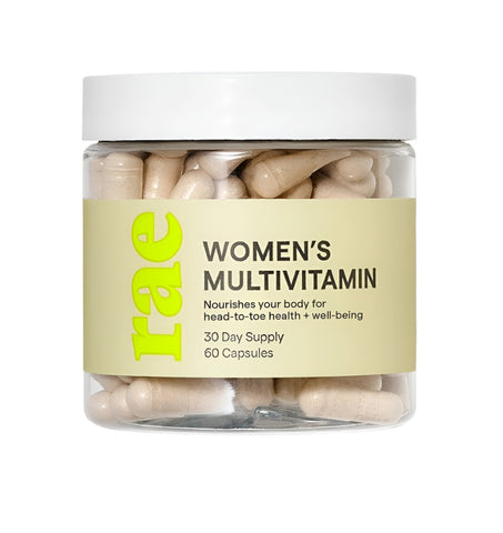 Rae Women's Multivitamin Supplement Gluten Free 60 Capsules