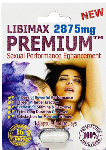 New Premium 2875 mg Sexual Performance Enhancement for Men 1 Pill