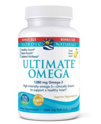 Nordic Naturals Ultimate Omega Lemon Flavor 90 Pills