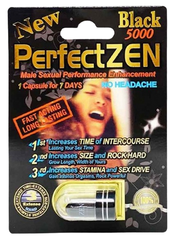 PerfectZen Black 5000 Sexual Enhancement Pill