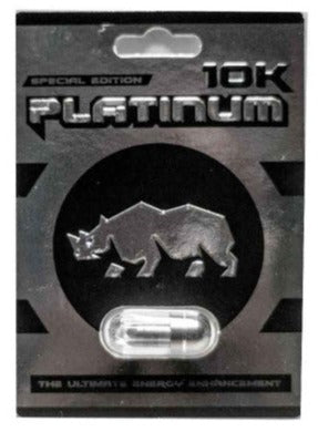Platinum Rhino 24K Male Enhancement Silver Pill