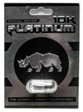 Platinum Rhino 24K Male Enhancement Silver Pill