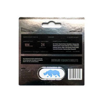 Platinum Rhino 24K Male Enhancement Silver Pill