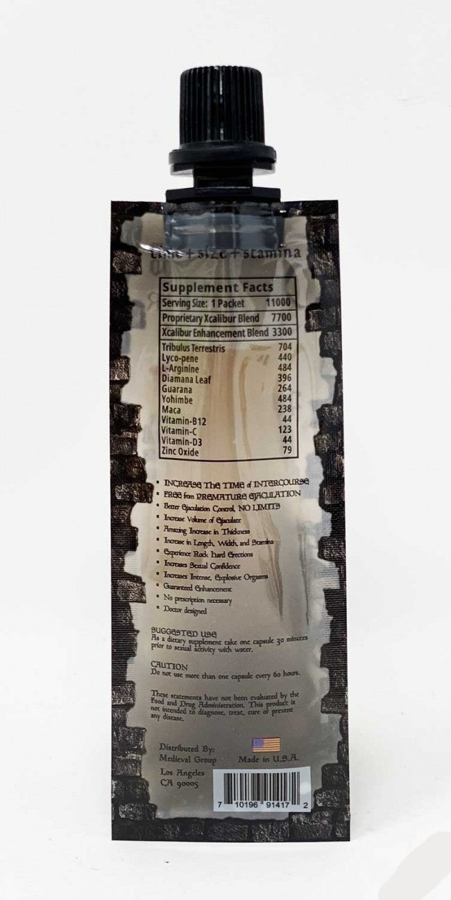 New Xcalibur Honey Pack Platinum 11000 Male Enhancement