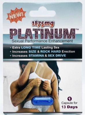 New Platinum 1875mg 13 Days Sexual Performance Enhancement pill