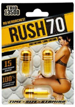 Rush 70 Trio 13500 Male Sexual Enhancer Pill