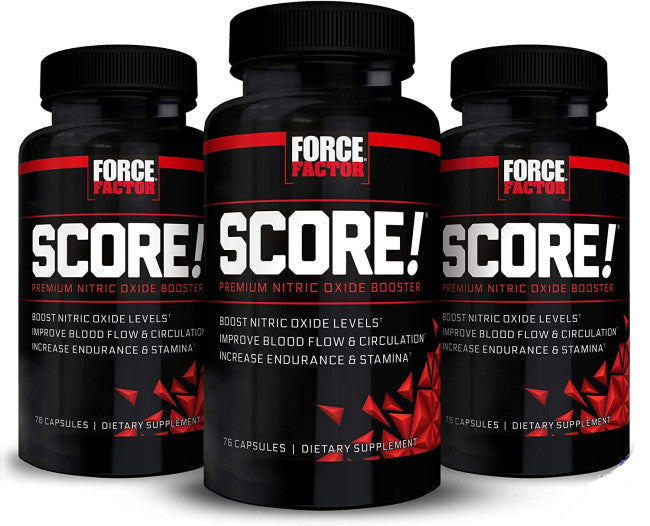 Force Factor Score Premium Nitric Oxide Booster 75 Capsules