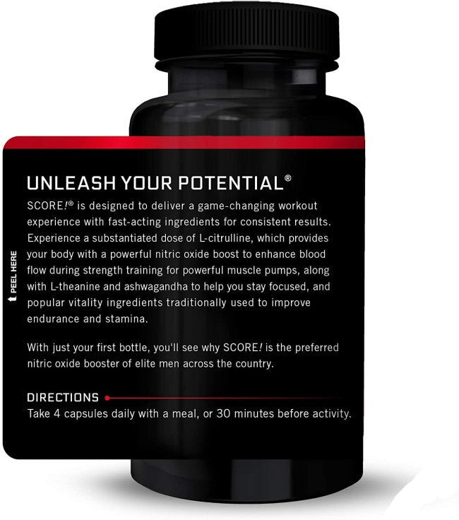Force Factor Score Premium Nitric Oxide Booster 75 Capsules
