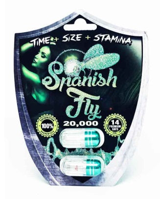 Spanish Fly 20000 Male Enhancement Double Silver Pills