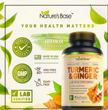 Nature's Base Turmeric Ginger Apple Cider Vinegar GMO Free Supplement