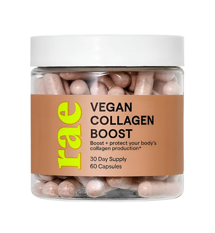 Rae Vegan Collagen Boost Women Supplement Gluten Free 30 Capsules