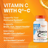 Doctors Best Vitamin C Q-C Supports Immune System 120 Capsules