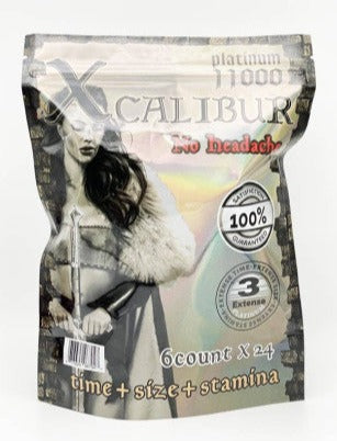 Xcalibur Platinum 11000 Male Enhancement 6 Count Packet