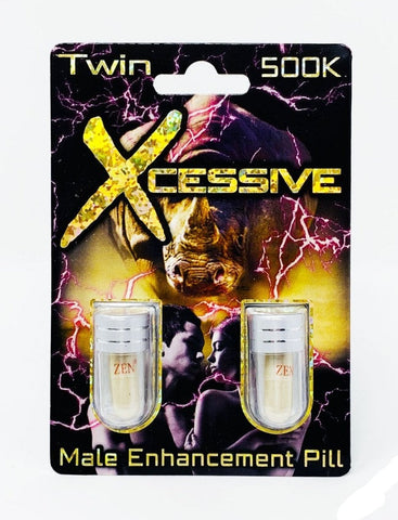 Xcessive Twin 500K Platinum Male Enhancement Double Pill