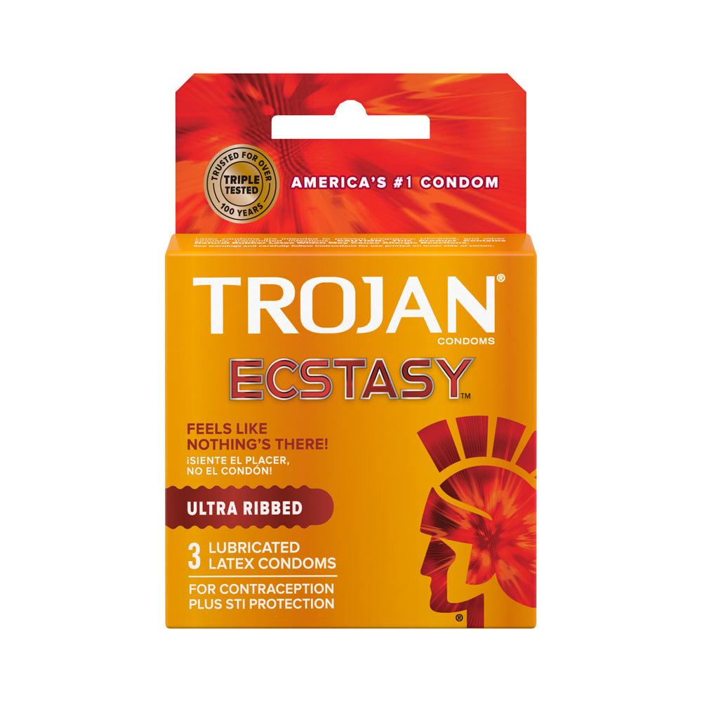 Trojan Ecstasy 3Pk Ultrasmooth