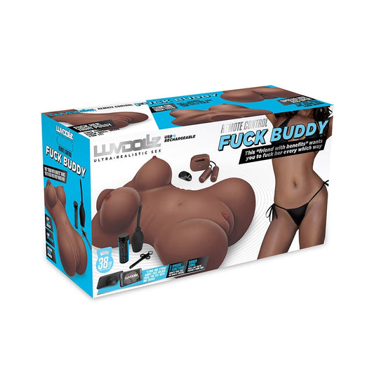 Luv Dollz Remote Control Fuck Buddy Mocha