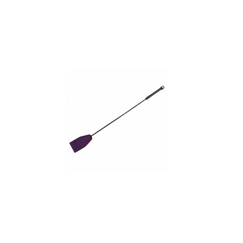 Leather Riding Crop Purple