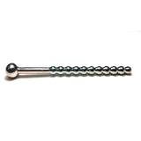 Stainless Steel Beaded Urethral Probe Sound With Stopper