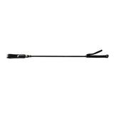 Long Riding Crop Slim Tip 24 Inch Black