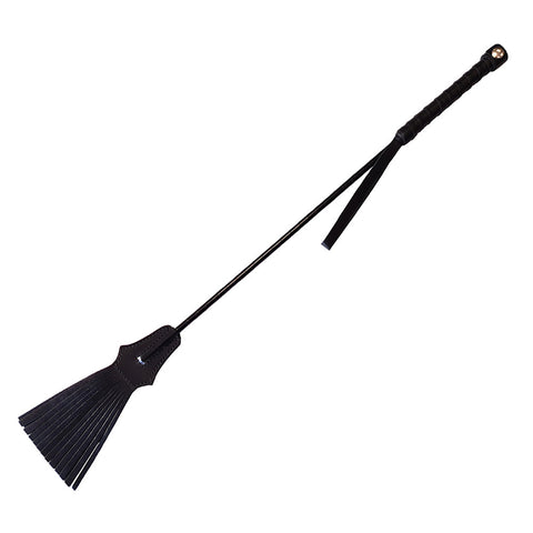 Tasselled Riding Crop Black