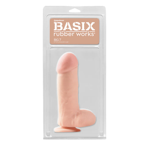 Basix Rubber Works Big 7 with Suction Cup Flesh