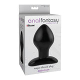 Anal Fantasy Collection Mega Silicone Plug Black