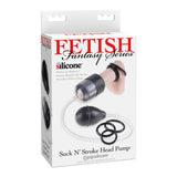 Fetish Fantasy Series Suck N&rsquo; Stroke Head Pump Black