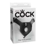 King Cock Play Hard Harness Black