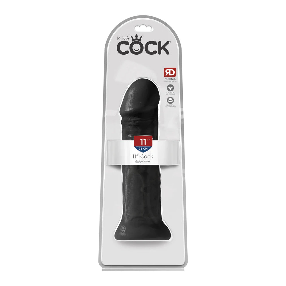 King Cock 11 Inch Cock Black
