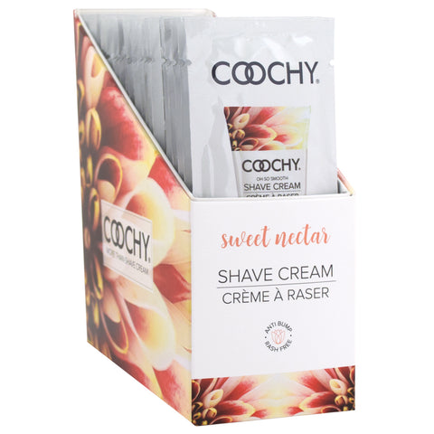 Coochy Shave Cream Sweet Nectar 24Ct Display