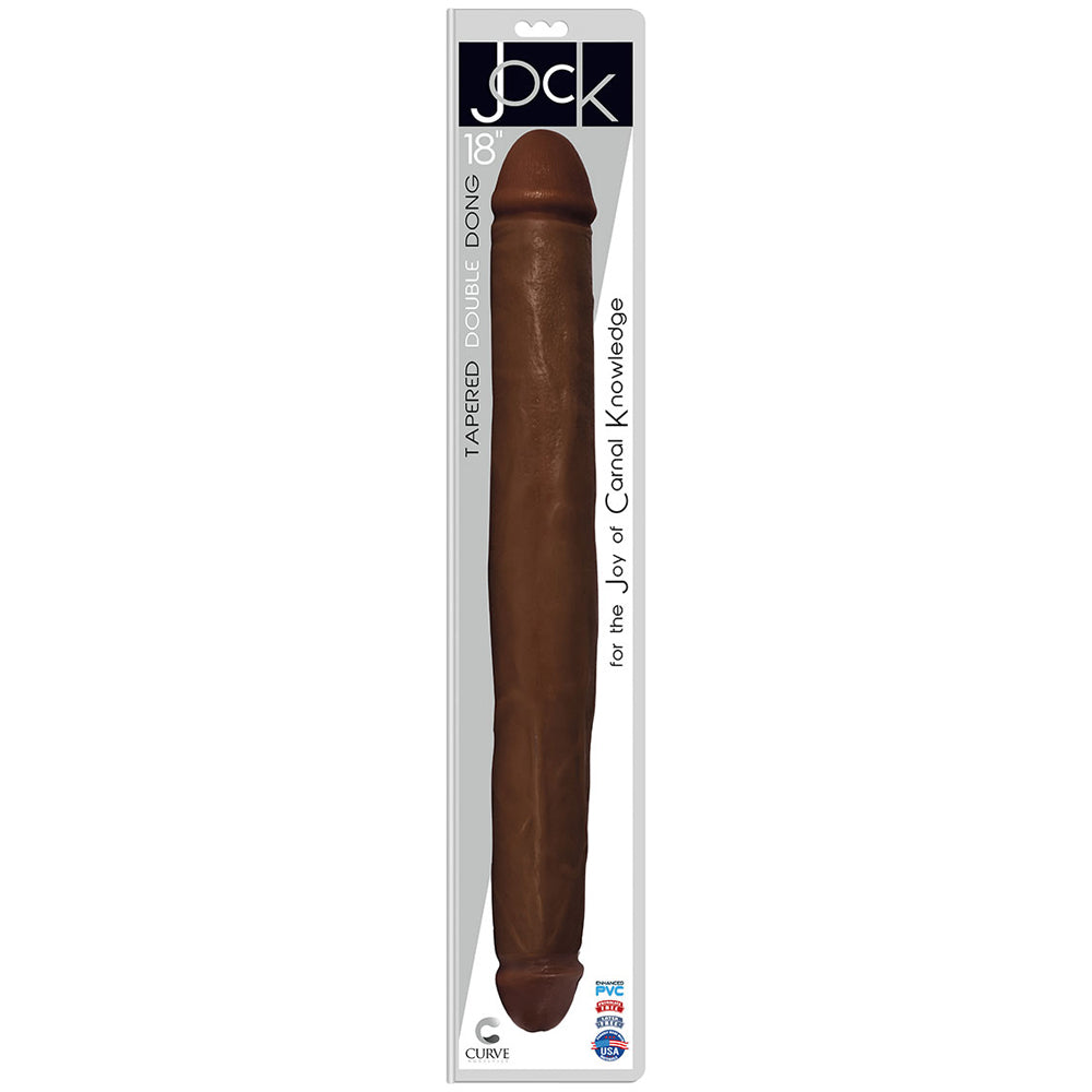 Jock 18 Inch Tapered Double Dong Chocolate