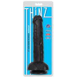 Thinz 8 Inch Slim Dong W/Balls Midnight