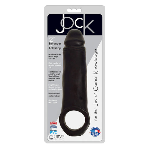 Jock 2 Inch Enhancer W Ball Strap Midnight