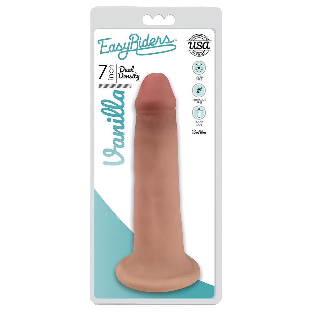 Easy Riders 7 Inch Slim Bioskin Dong Vanilla