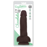 Easy Riders 7 Inch Slim Bioskin Dong With Balls Chocolate