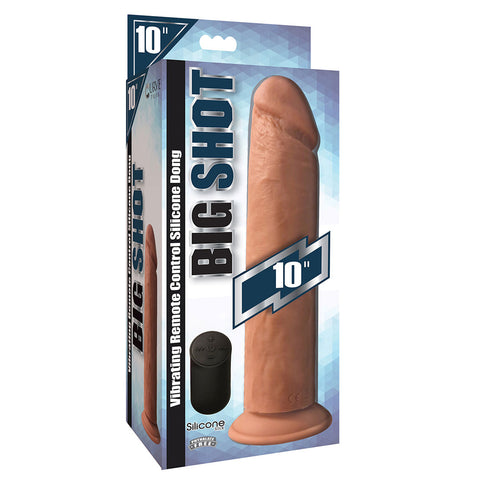 Big Shot 10 Inch No Balls Silicone Vibrating