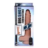 Big Shot 8 Inch Silicone Thrusting Dildo