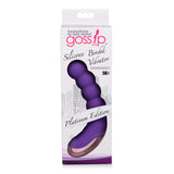 Silicone Beaded Vibrator Violet