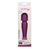 10X Silicone Vibrating Wand Violet