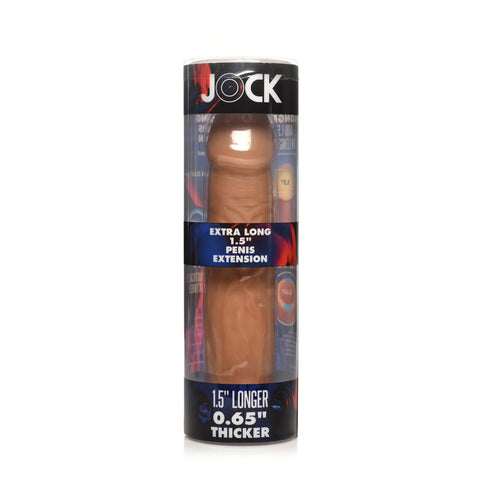 Jock Extra Long 1.5 Inch Penis Extension Sleeve Medium