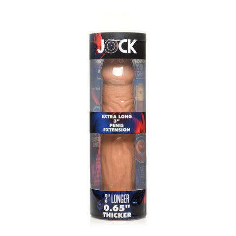 Jock Extra Long 3&quot; Penis Extension Sleeve Medium
