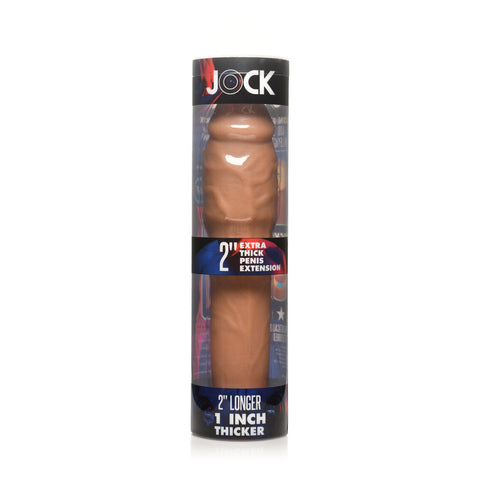 Jock Extra Thick 2 Inch Penis Extension Sleeve Medium