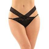 Daphne Brazilian-Cut Panty Black L/Xl