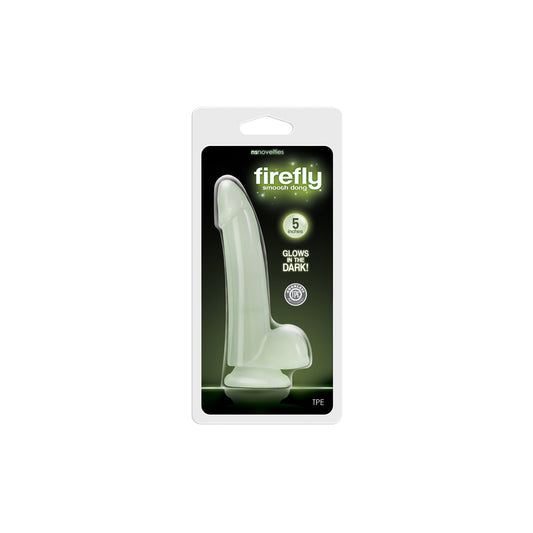 Firefly Smooth Glowing Dong 5 Inch Clear